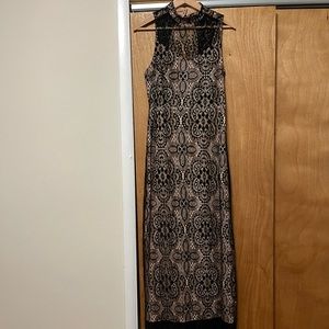 Forever 21 Lace Halter Maxi Dress